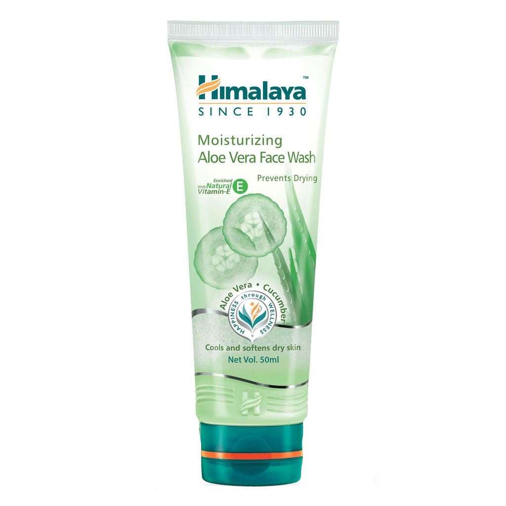 Himalaya Herbals Moisturizing Aloe Vera Face Wash - Distacart